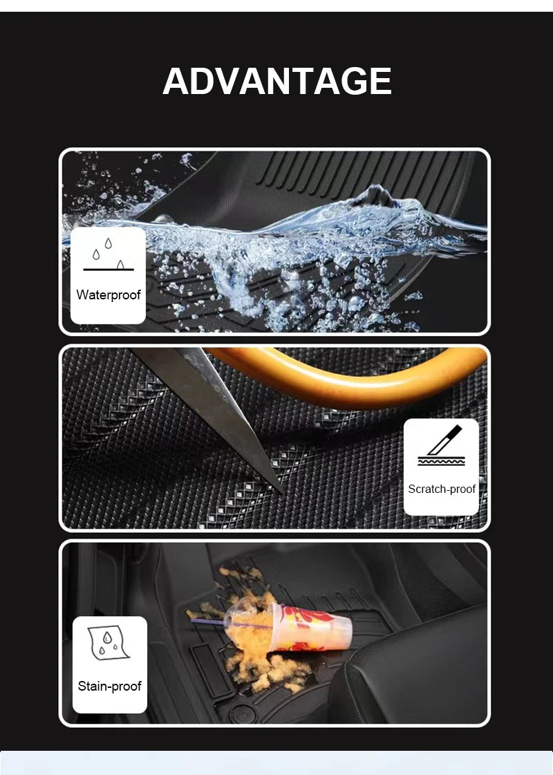 Custom Fit 3D XPE Floor Mats for BYD Song PLUS DM-i / Sealion