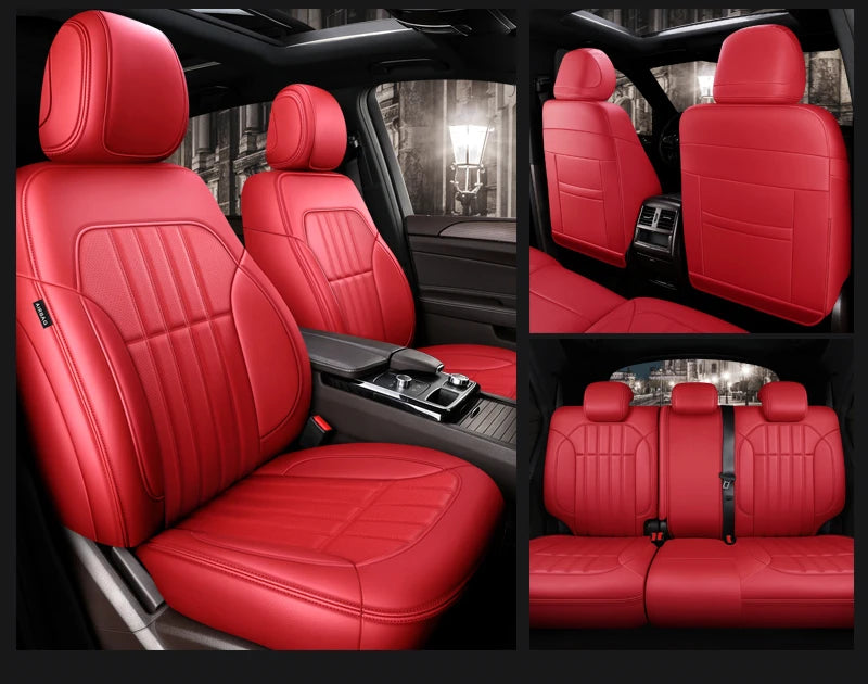 Custom Fit Leather Car Seat Covers for Mercedes-Benz W214