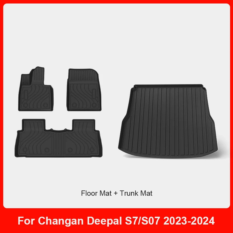 Custom Rubber TPE Floor Mats for Changan Deepal S7/S07 EV