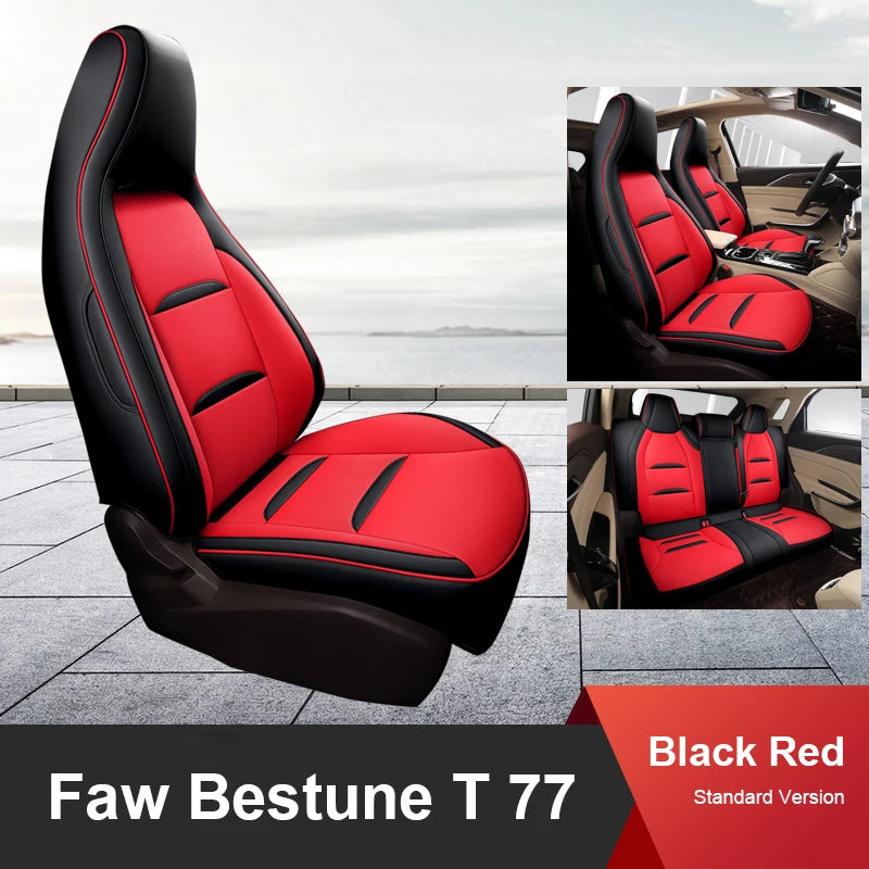 Custom Fit Leather Car Seat Covers for FAW Bestune T77 Pro (2019–2023)