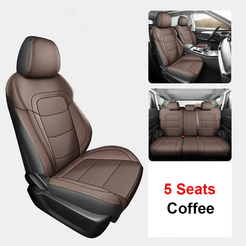 Custom Fit Leather Car Seat Covers for Jetour X70 / X70 PLUS