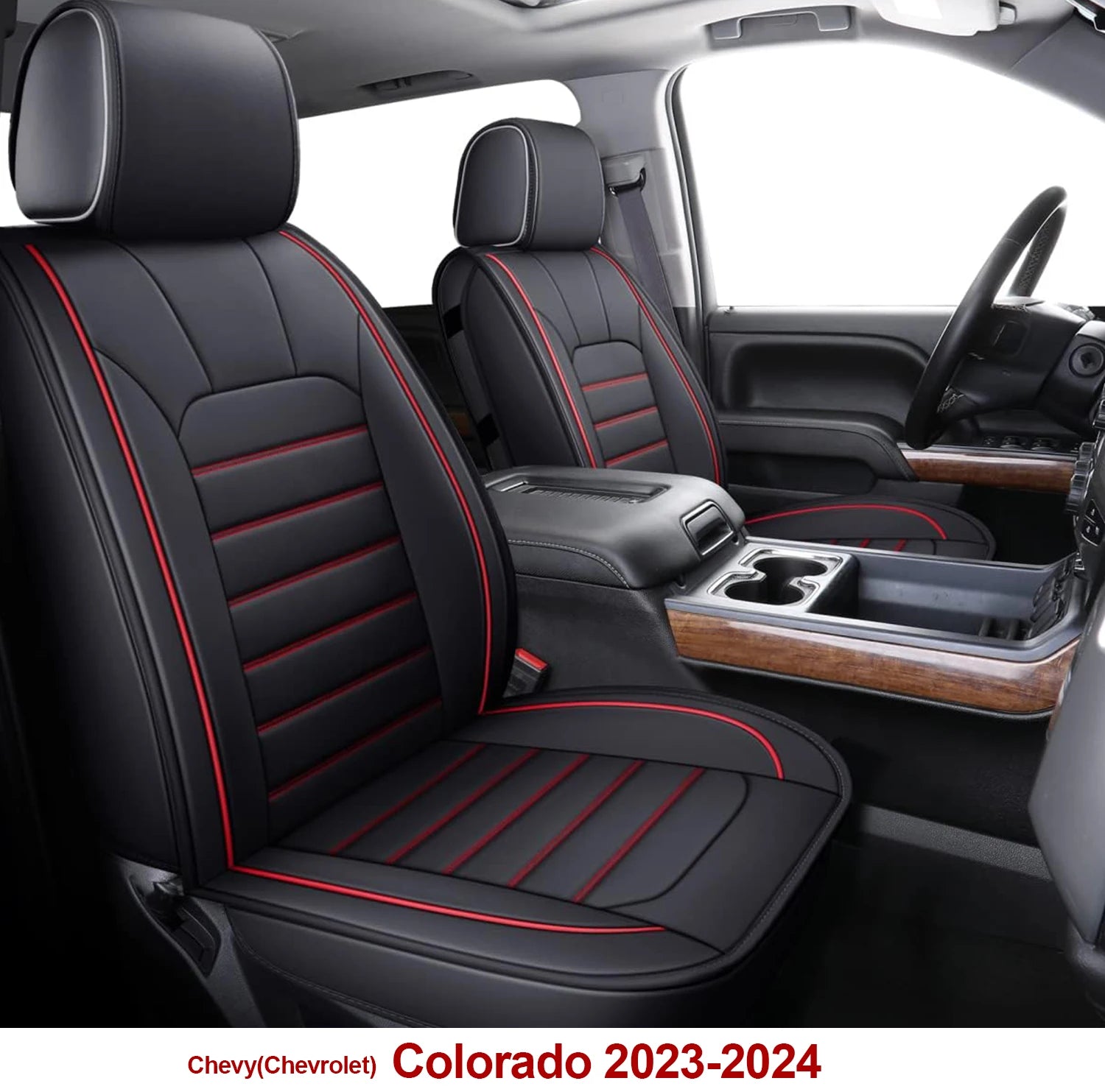 Custom Fit Leather Car Seat Covers for Chevrolet Colorado (2015–2024)