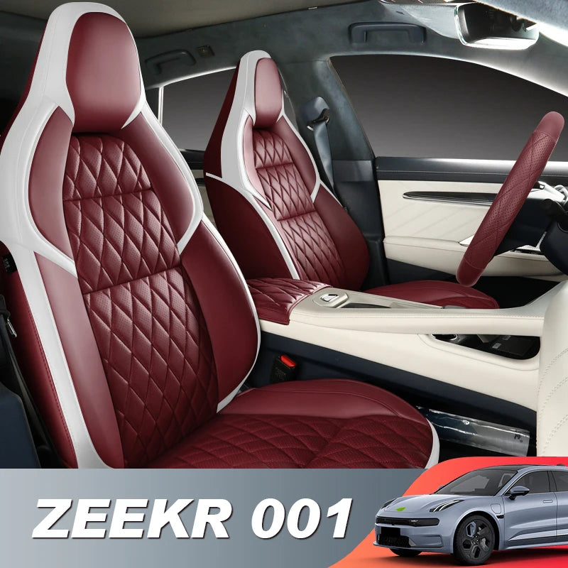 Custom Fit Leather Car Seat Covers for Zeekr 001