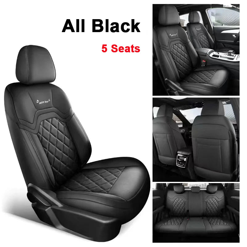 Custom Fit Leather Car Seat Covers for Jetour X90 Plus
