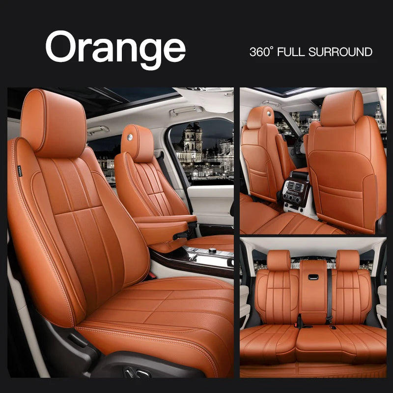 Custom Fit Leather Car Seat Covers for Range Rover Sport