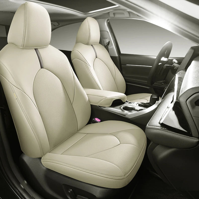 Custom Fit Leather Car Seat Covers for Toyota Camry