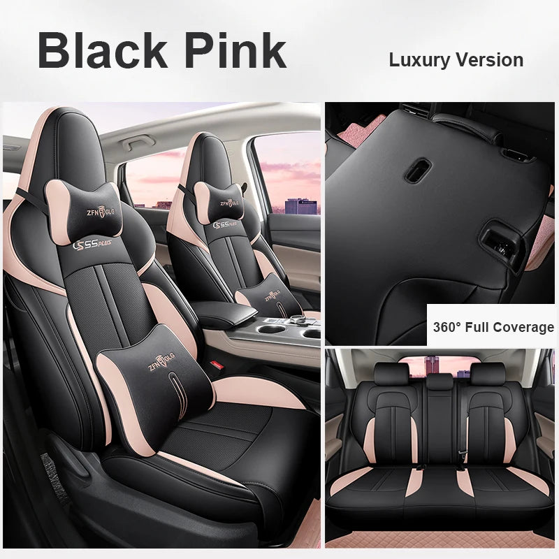 Custom Fit Leather Car Seat Covers for Changan CS55 Plus