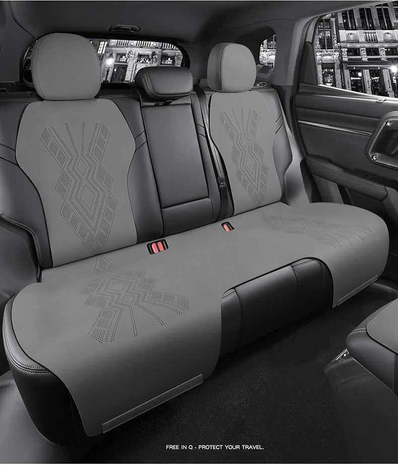 Custom Fit Half-Cover Suede Car Seat Covers for Haval Dargo