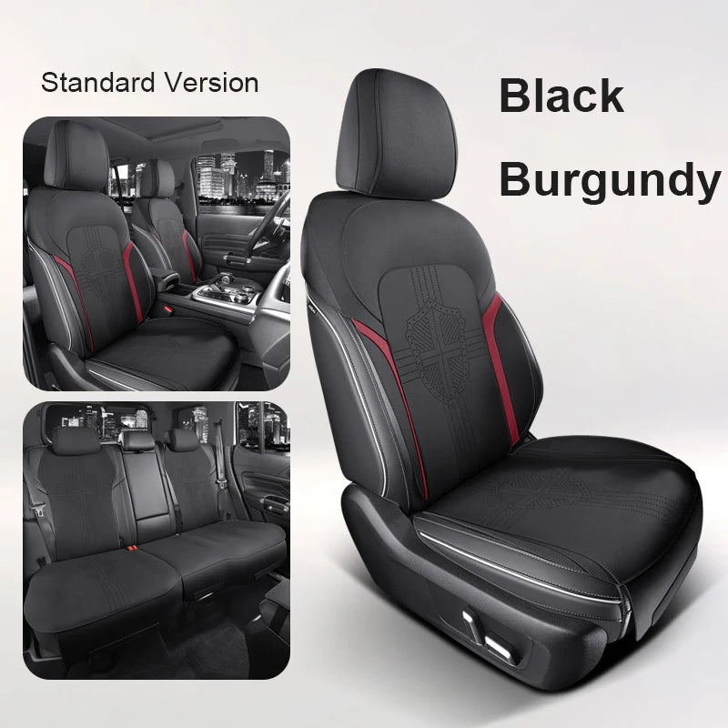 Custom Fit Half‑Cover Suede Car Seat Cushion Pads for Mercedes‑Benz GLC
