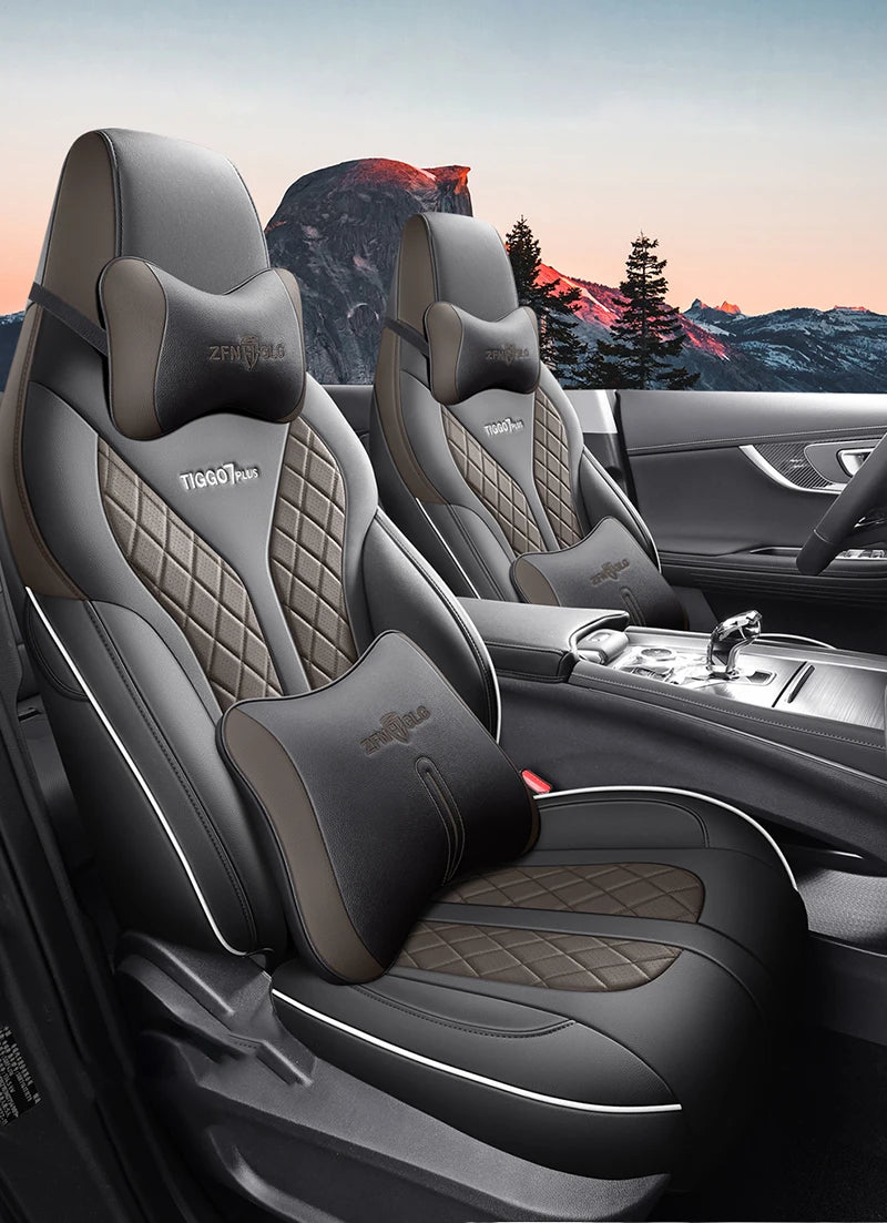Custom Fit Leather Car Seat Covers for Chery Tiggo 7 Pro (2023–2024)