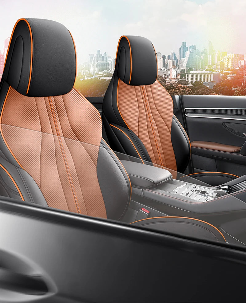 Custom Fit Leather Car Seat Covers for BYD Song Plus EV (2021–2025)