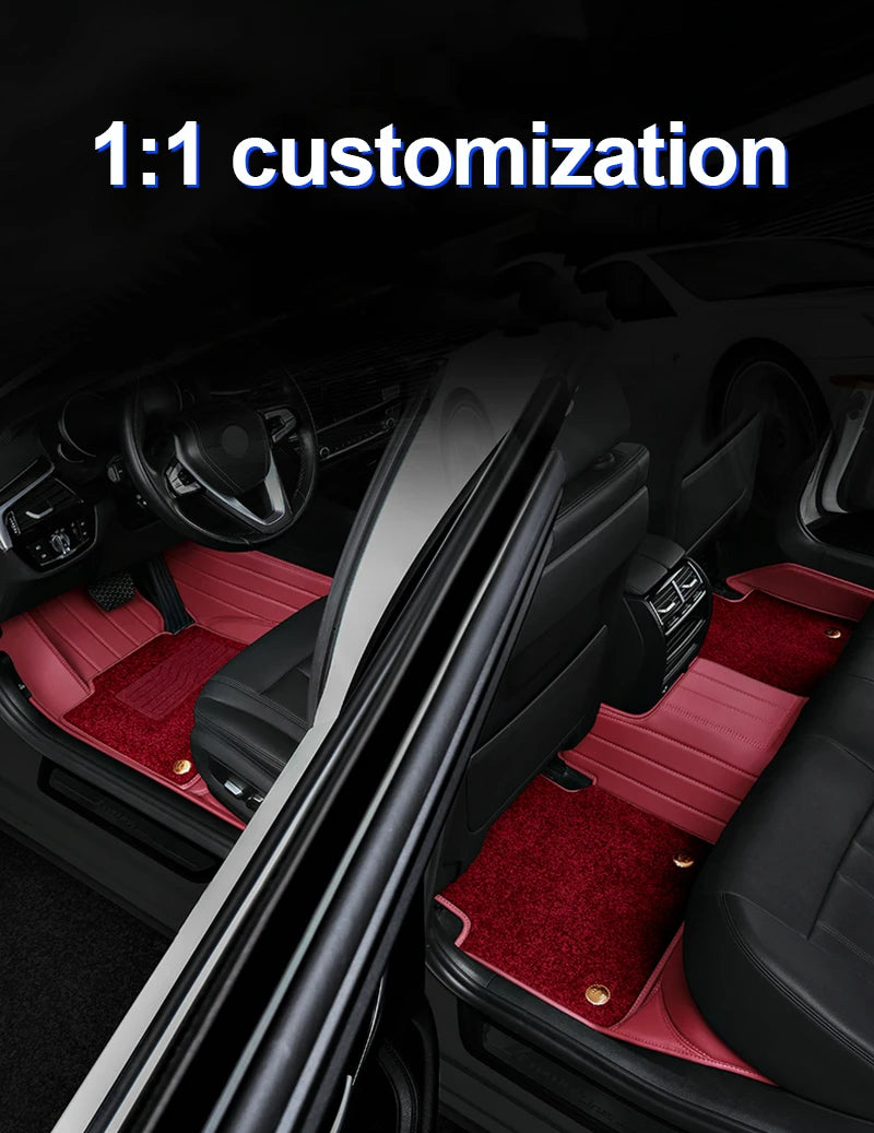 Custom Fit Leather Car Floor Mats for Tank 300