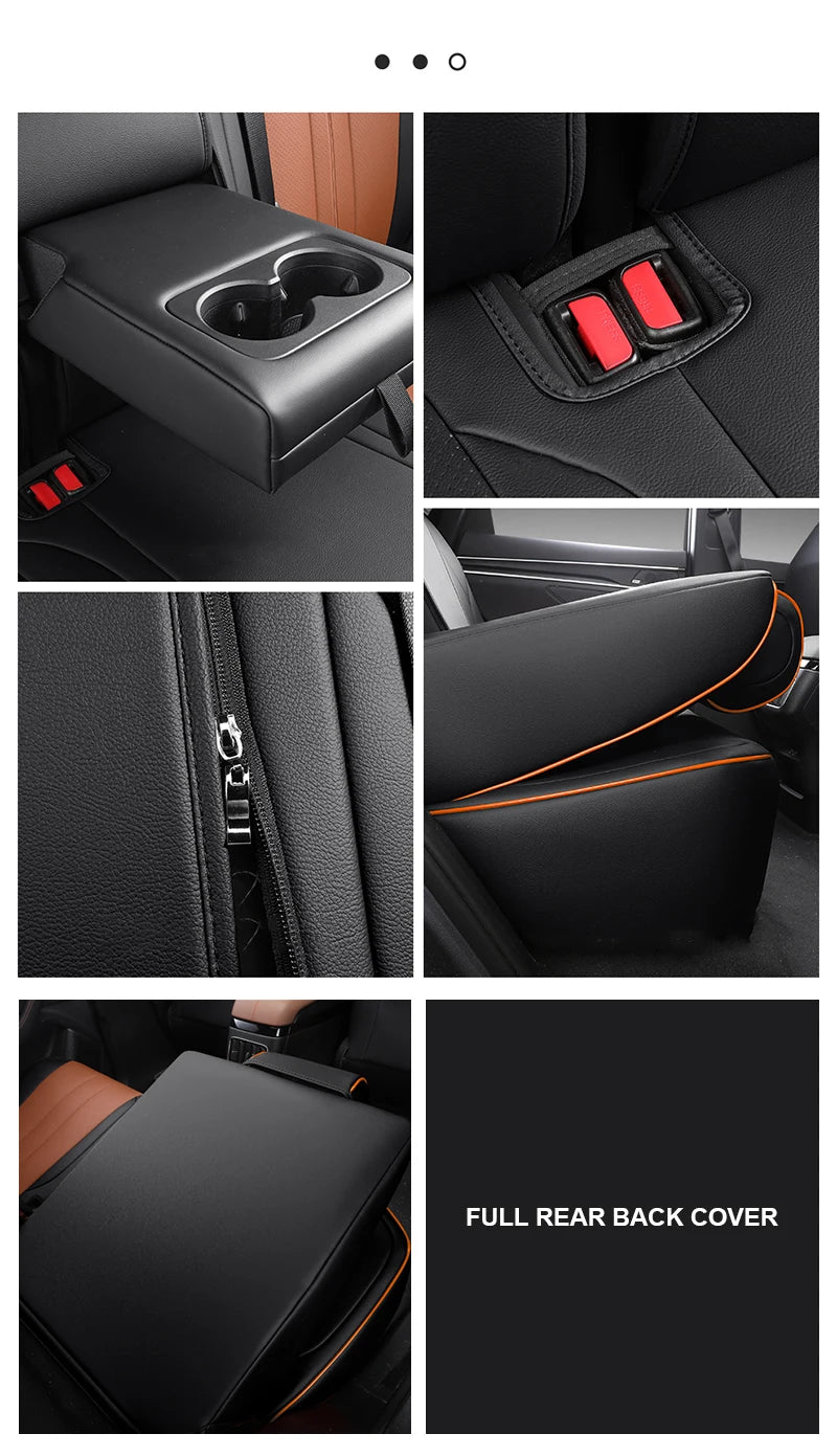 Custom Fit Leather Car Seat Covers for BYD Song Plus EV (2021–2025)