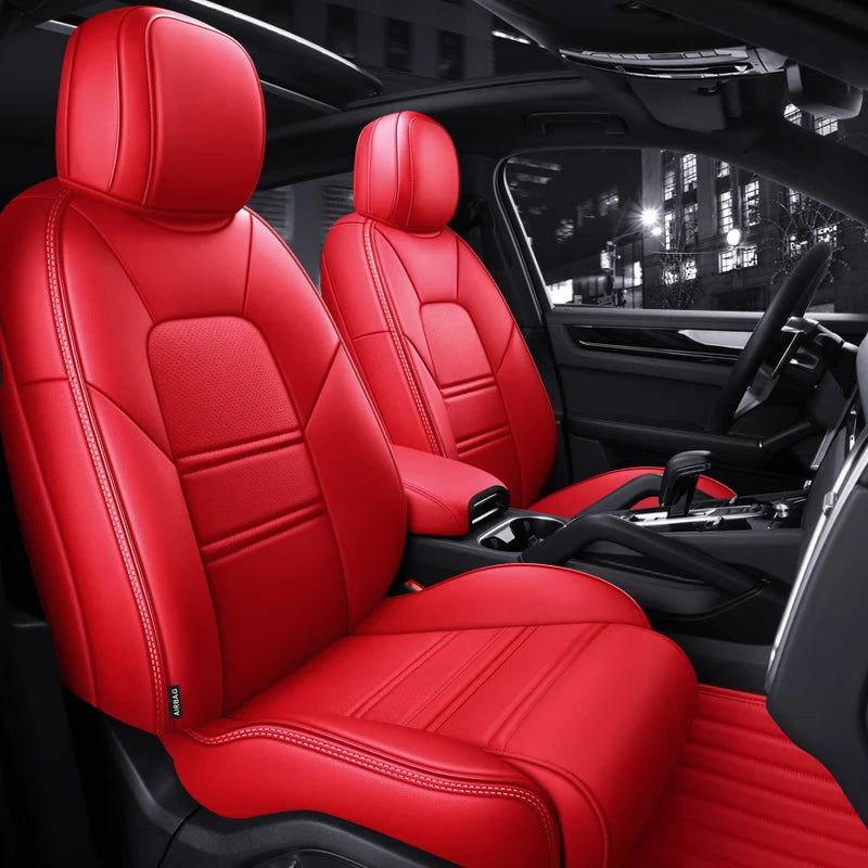 Custom Fit Leather Car Seat Covers for Porsche Panamera (2010-2016)