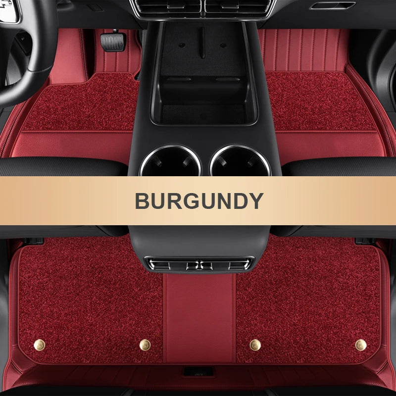 Custom Fit Leather Floor Mats for Chevrolet Camaro
