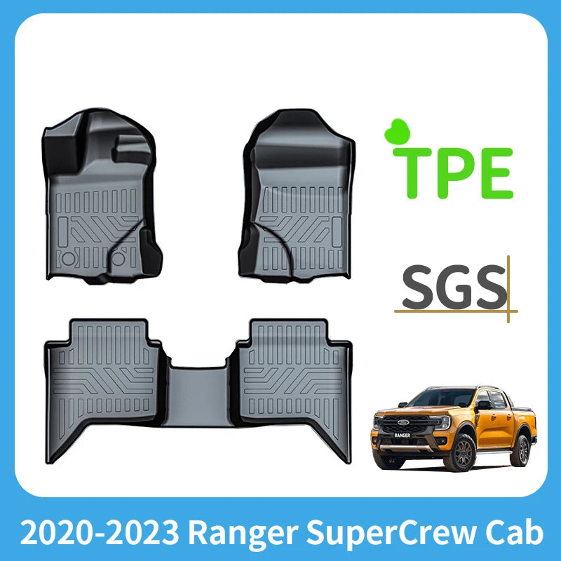 Custom Fit TPE Floor Mats for Ford Models
