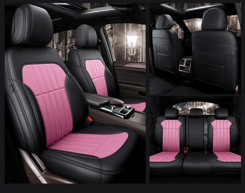 Custom Fit Leather Car Seat Covers for Mercedes-Benz W214