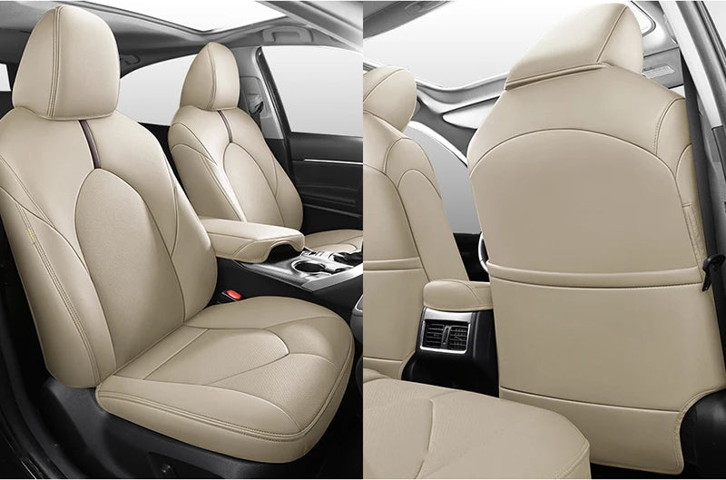 Custom Fit Leather Car Seat Covers for Toyota Camry