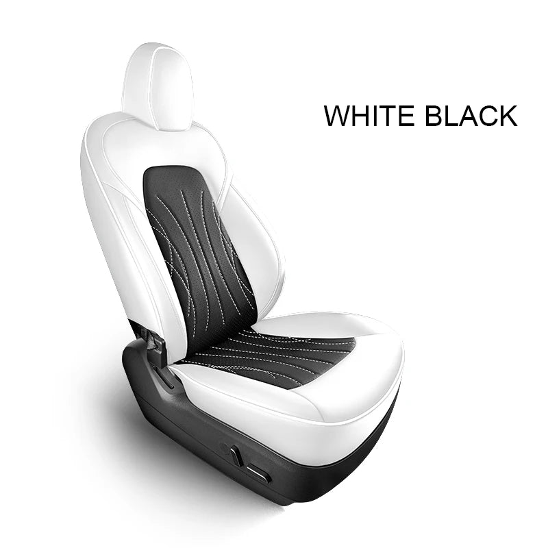 Custom Ventilated Cooling Seat Cushion with 10 Fans for Tesla Model Y - Full Surround
