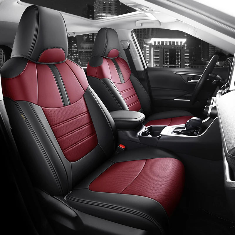 Custom Fit Leather Car Seat Covers for Toyota RAV4 (2020–2025)