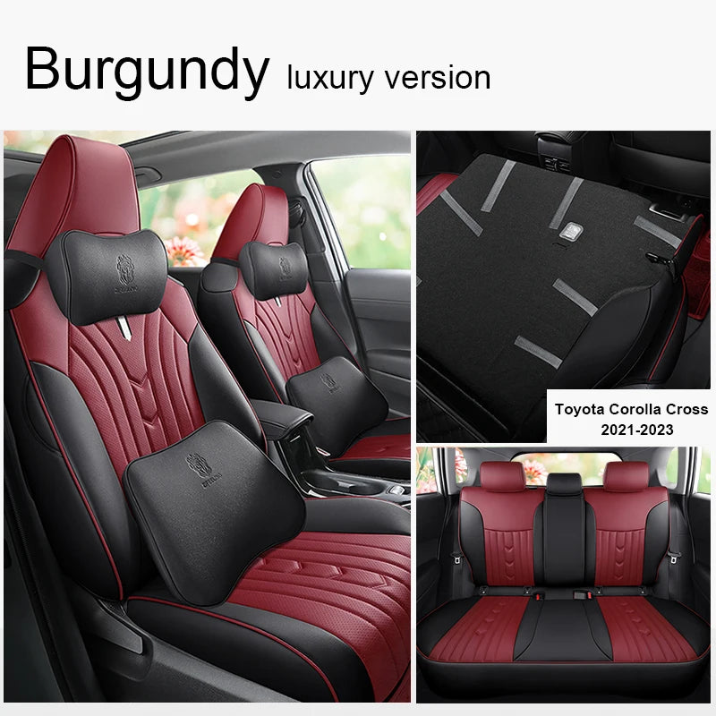Custom Fit Leather Car Seat Covers for Toyota Corolla Cross