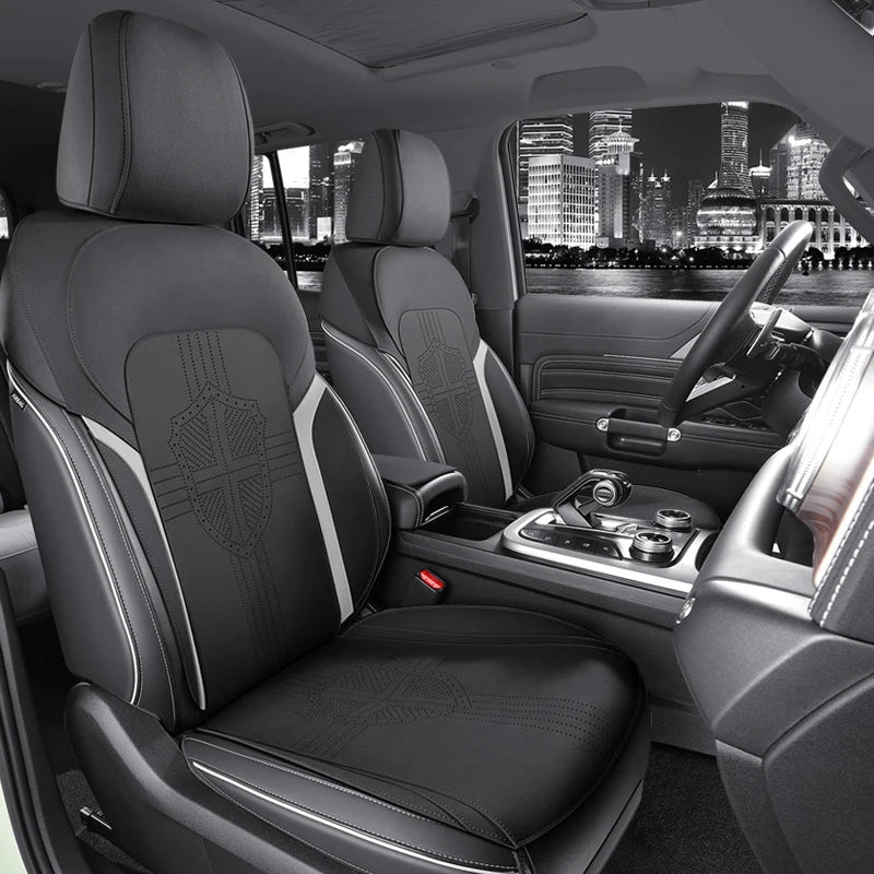 Custom Fit Half‑Cover Suede Car Seat Cushion Pads for Mercedes‑Benz GLC