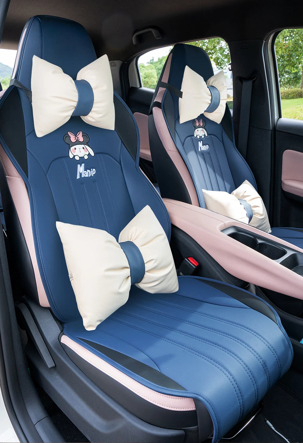 Custom Half-Cover Leather Seat Cushion Pads for BYD Seagull