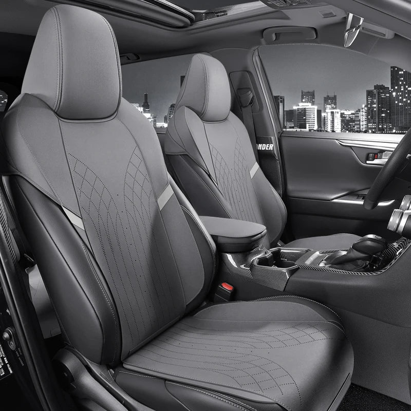 Custom Fit Half-Cover Suede Car Seat Cushion Pads for Toyota RAV4