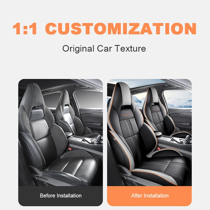 Custom Fit Leather Car Seat Covers for Lynk & Co 01 EV (2021–2024)