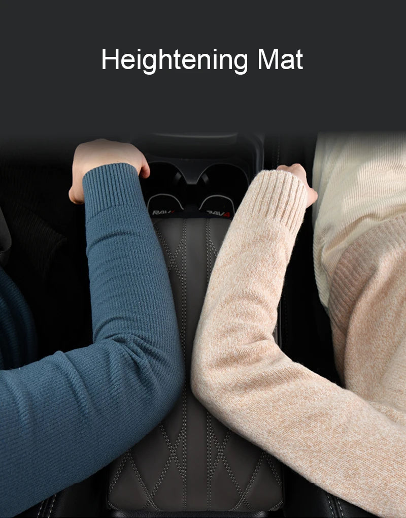 Universal Car Armrest Box Cushion (Memory Foam – Height Increase)