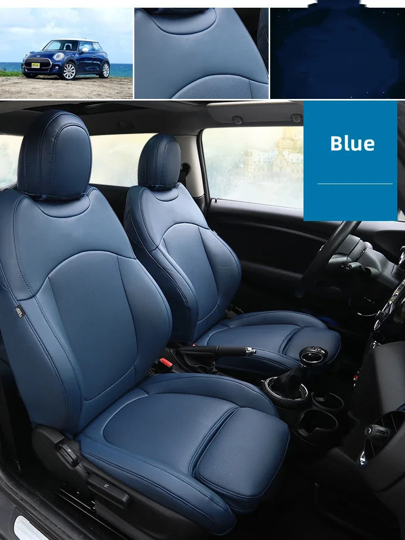 Custom Fit Leather Car Seat Covers for BMW Mini Cooper