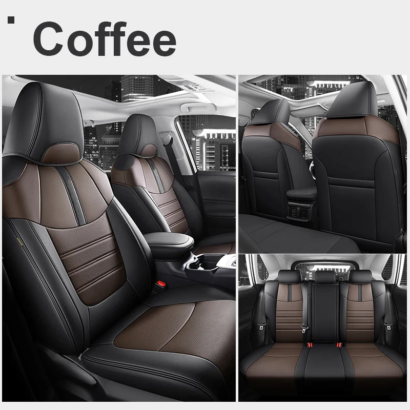 Custom Fit Leather Car Seat Covers for Toyota RAV4 (2020–2025)