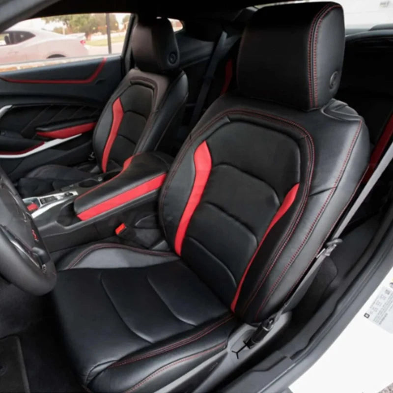 Custom Fit Leather Seat Covers for Chevrolet Camaro