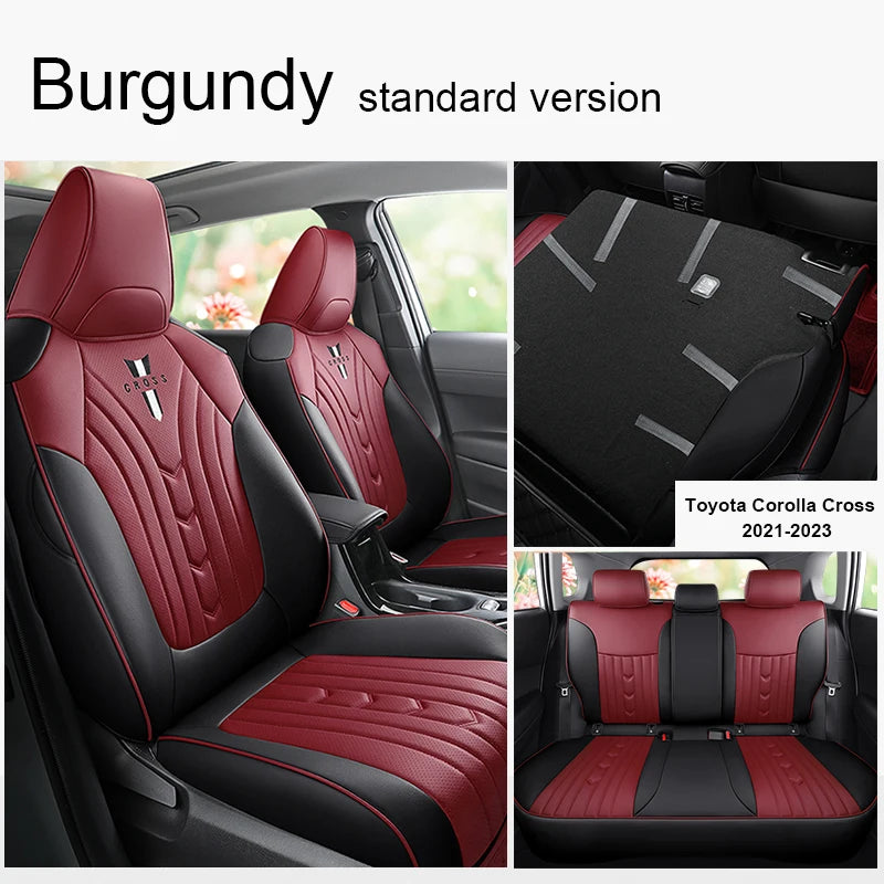 Custom Fit Leather Car Seat Covers for Toyota Corolla Cross