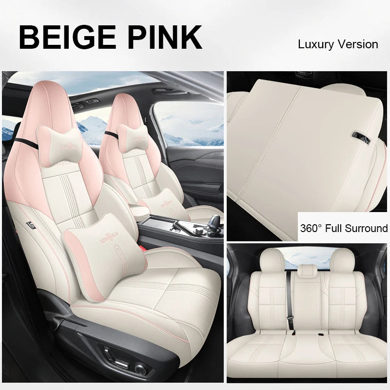 Custom Fit Leather Car Seat Covers for Lynk & Co 01 EV (2021–2024)