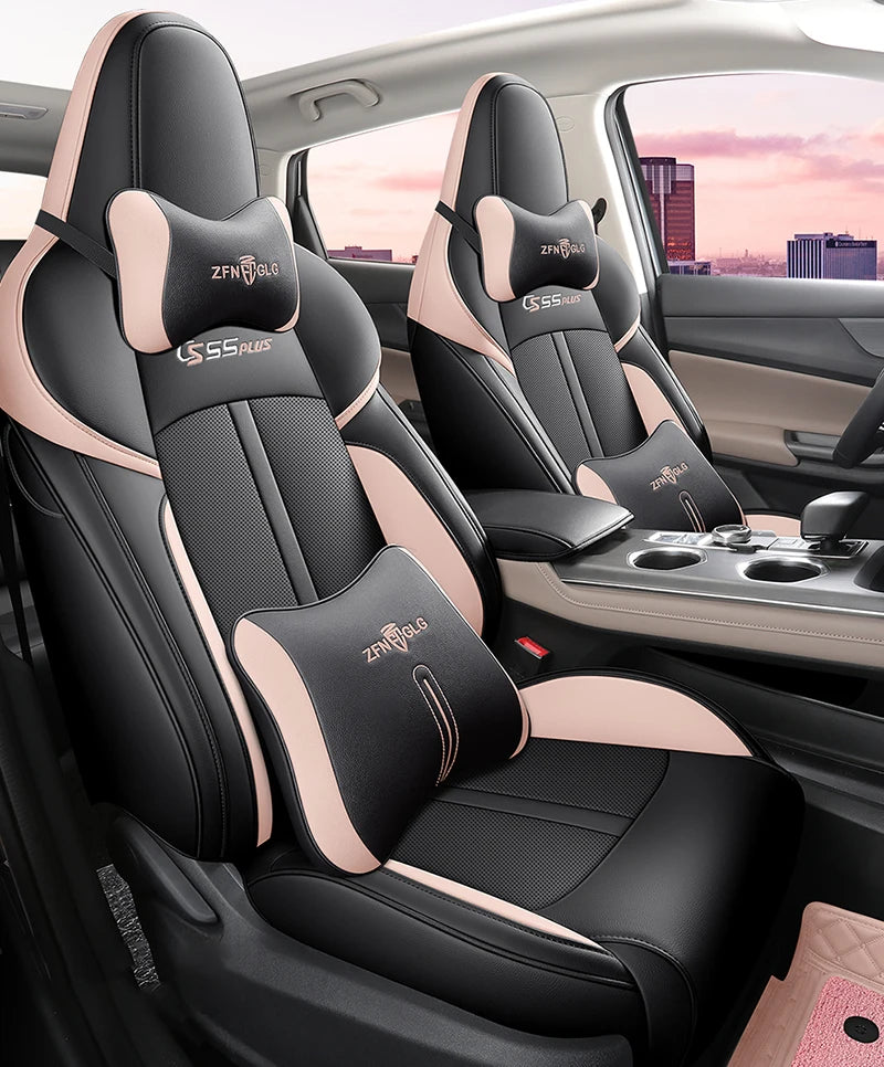Custom Fit Leather Car Seat Covers for FAW Bestune T77 Pro (2019–2023)