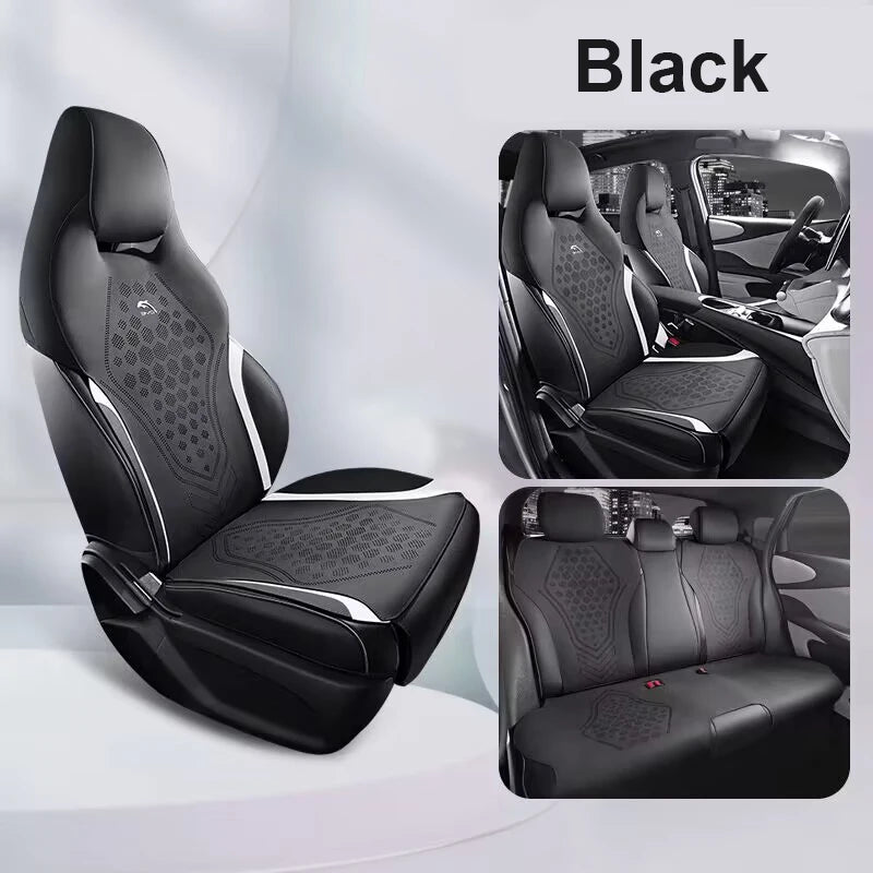 Custom Half-Cover Suede Seat Cushion Pads for BYD Dolphin