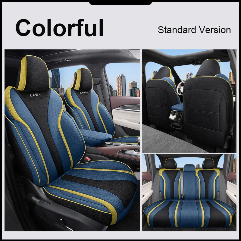 Custom Flax Car Seat Covers for Geely Xingyue L