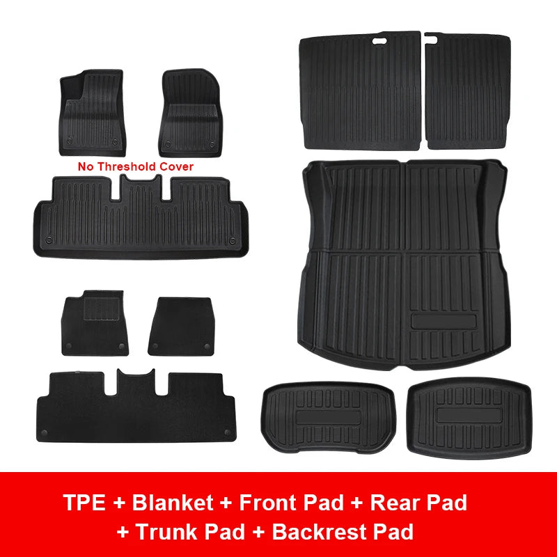 Custom TPE Floor Mats for Tesla Model 3