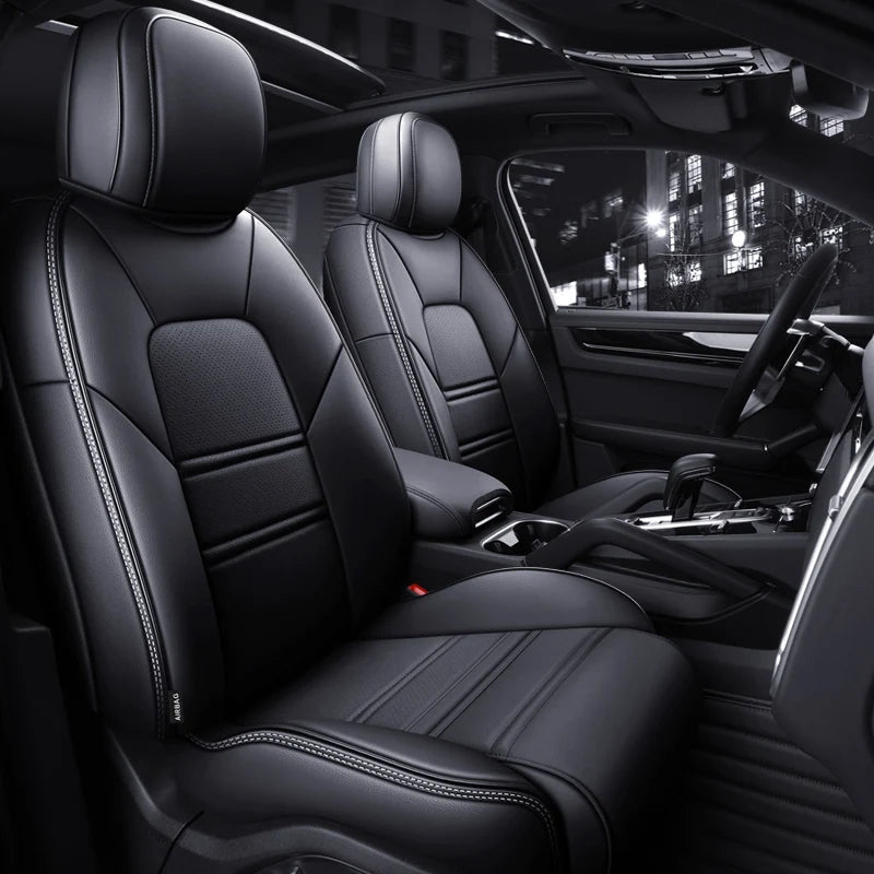 Custom Fit Leather Car Seat Covers for Porsche Panamera (2010-2016)