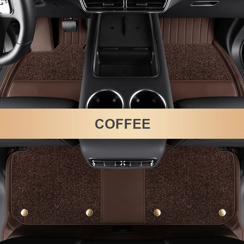 Custom Fit Leather Floor Mats for Chevrolet Camaro