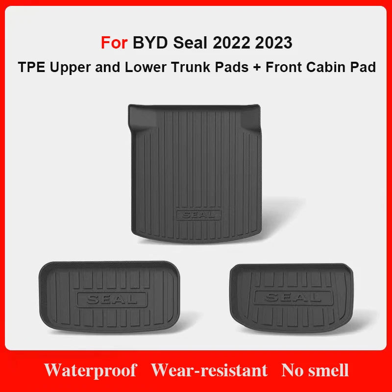 Custom Fit TPE Floor Mats for BYD Seal (2022–2023 EV)