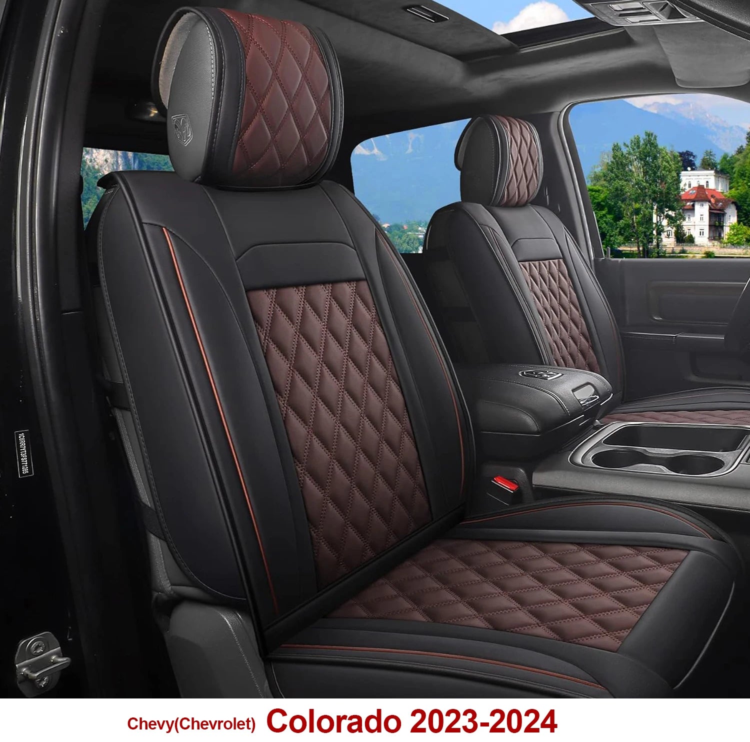Custom Fit Leather Car Seat Covers for Chevrolet Colorado (2015–2024)