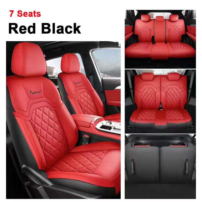 Custom Fit Leather Car Seat Covers for Jetour X90 Plus