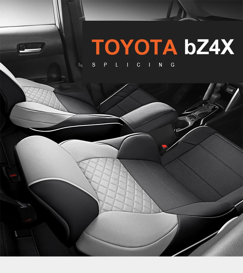 Custom Fit Leather Car Seat Covers for Toyota bZ4X
