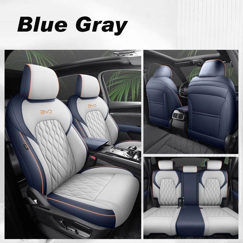 Custom Fit Leather Car Seat Covers for BYD Tang DM-i