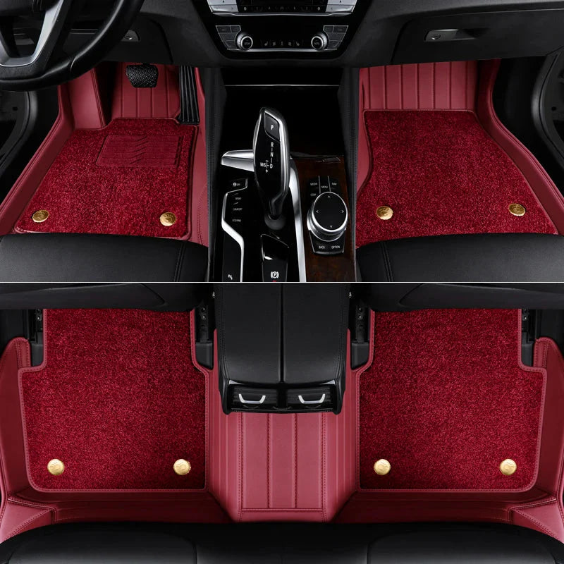 Custom Fit Leather And Carpet Floor Mats for Lincoln