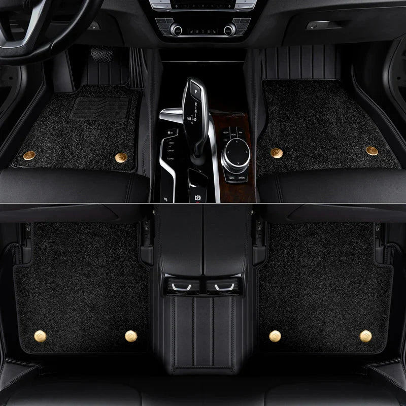 Custom Fit Leather And Carpet Floor Mats for Lincoln
