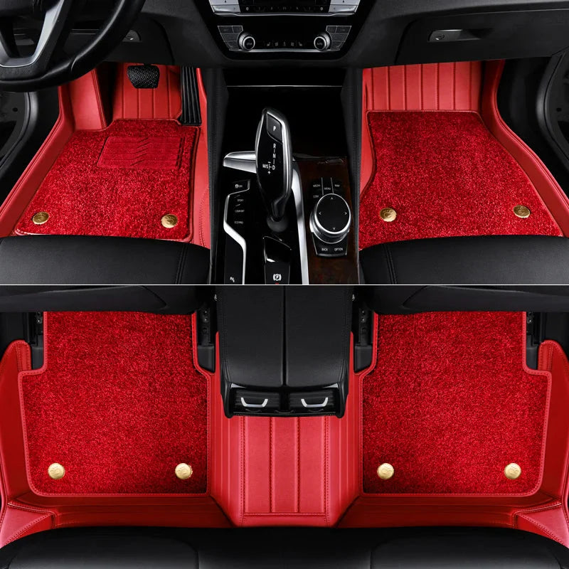 Custom Fit Leather And Carpet Floor Mats for Lincoln