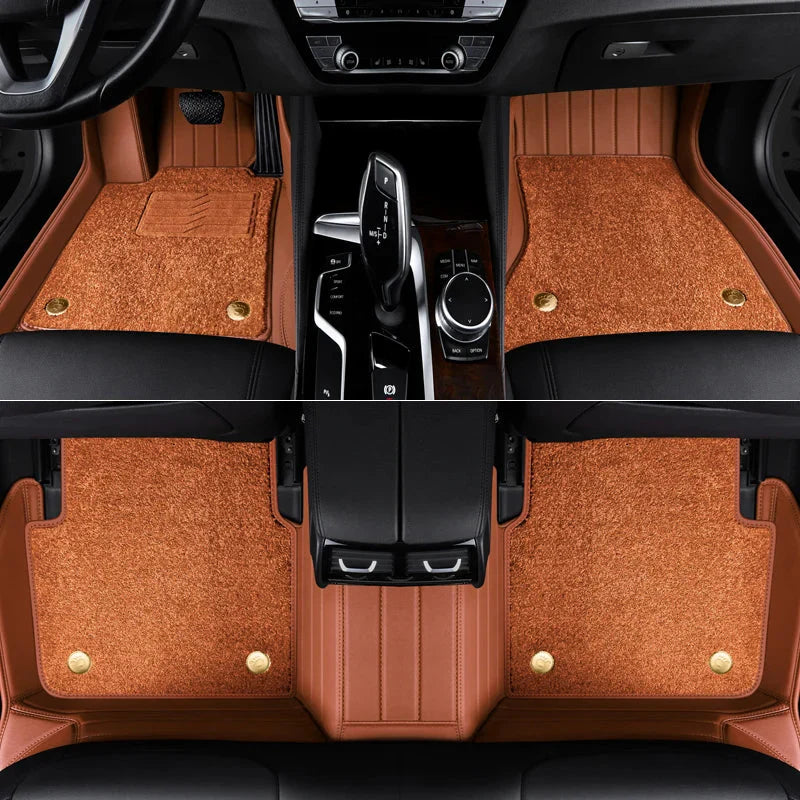 Custom Fit Leather And Carpet Floor Mats for Lincoln